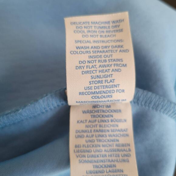 Boden Quilted Sheath Dress Blue Sleeveless Retro Wh895 Women 6L - Picture 12 of 15